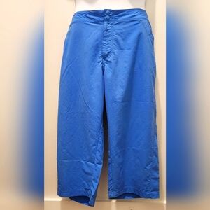 Columbia Vibrant Blue Zippered Cropped pants
